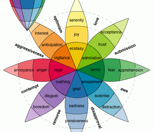 The spectrum of human emotions.